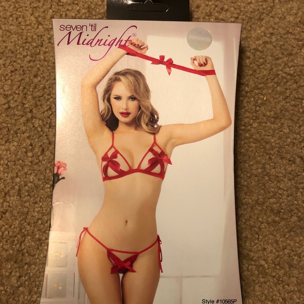 3 Piece Satin Lingerie set